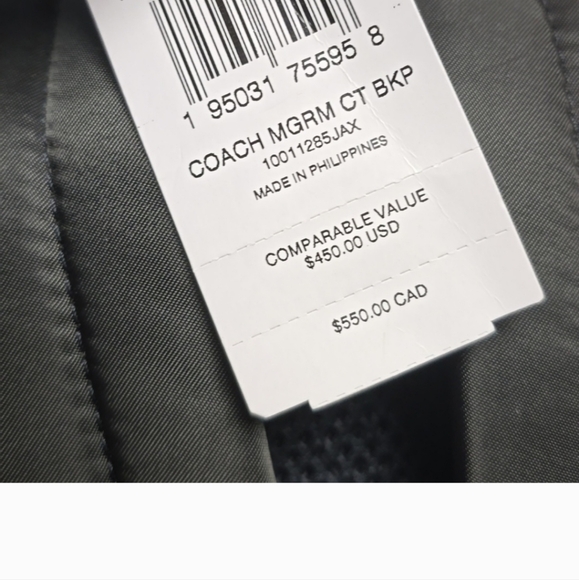 NWT: Coach backpack - Picture 4 of 6